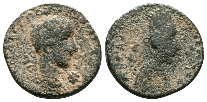 Roman Provincial
MESOPOTAMIA, Edessa. Gordian III, with Abgar X Phraates. AD 23...