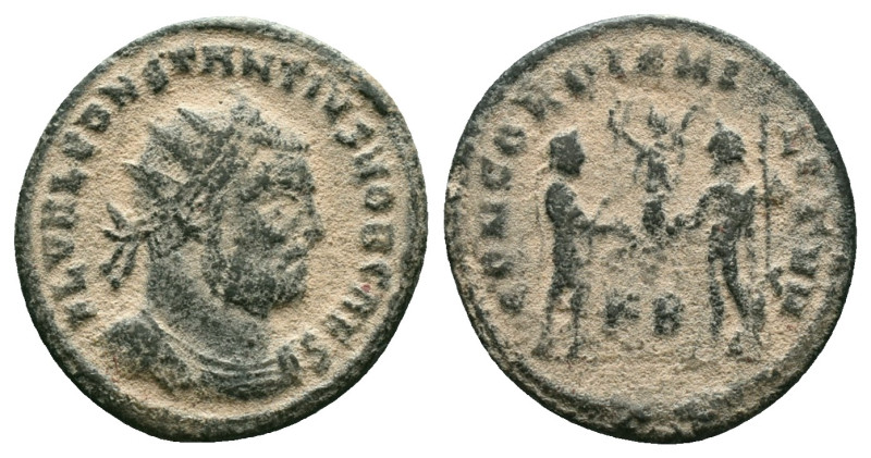 Roman Imperial Coins, AE

Reference :
Condition: Repatinated. Very Fine
Weig...