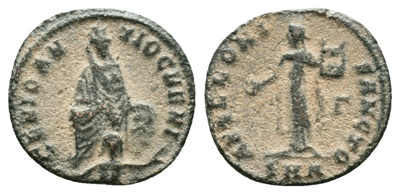 Roman Imperial Coins, AE

Reference :
Condition: Repatinated. Very Fine
Weig...