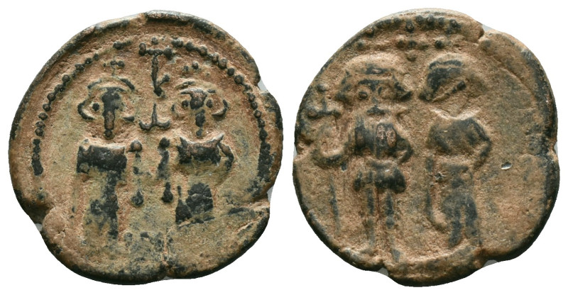 Byzantine Coins. Circa 6th - 11th Century AD.
Constantine II with Constantine I...