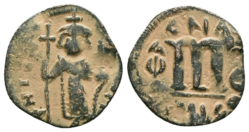 Byzantine -Arab Coins AE
Condition: Very Fine. Repatinated
Weight: 2,5 gr.
Di...