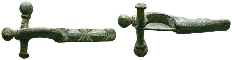 Collectible Items, Ancient Roman Large Bronze Fibula 1st-3rd Century AD.
Refere...