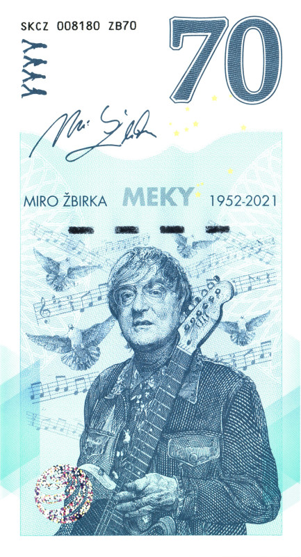 Czech Republic 70 Meky 2022 Miro Zbirka

# SKCZ 008180 ZB70; UNC