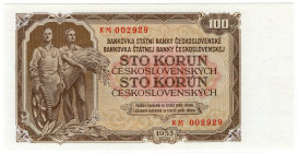 Czechoslovakia 100 Korun 1953