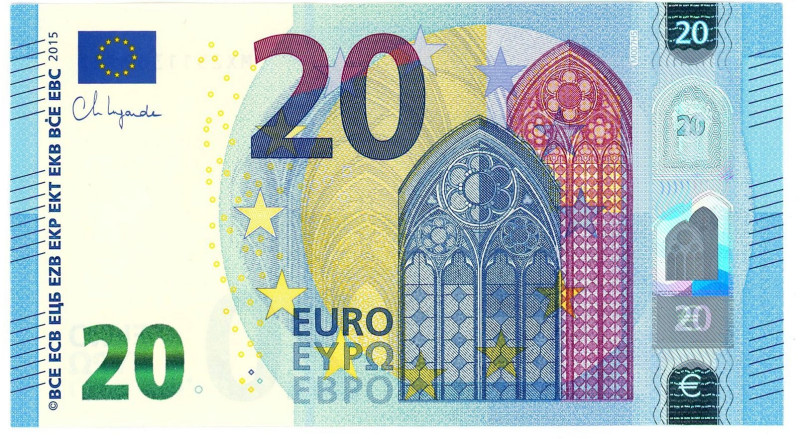 European Union Portugal 20 Euro 2015

P# 22, N# 204877; # MX 2511339963; UNC