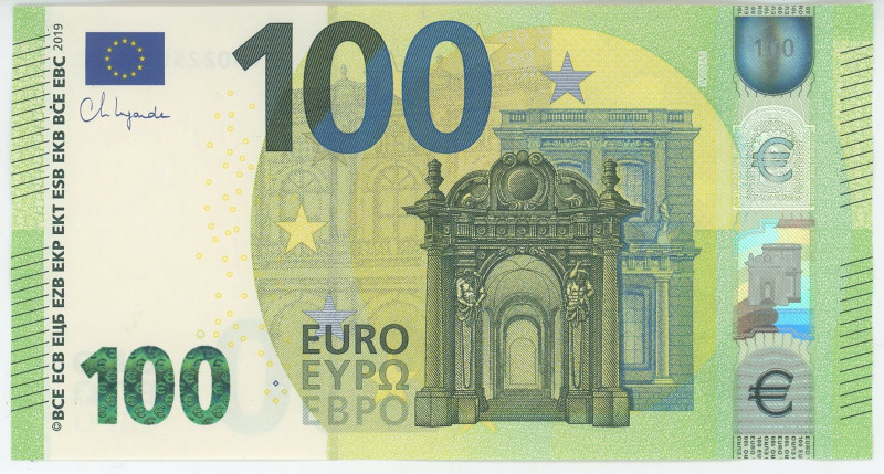 European Union Germany 100 Euro 2019 Fancy Number

P# 24w, N# 207796; WA 02250...