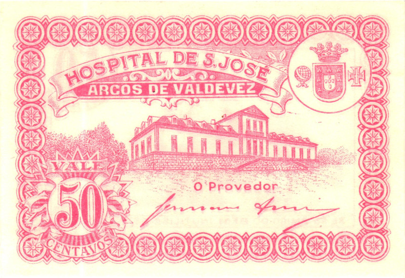 Portugal Hospital de S.Jose 50 Centavos 1920

UNC