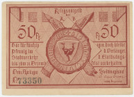 Germany - Weimar Republic Bavaria Stadt Fussen 50 Pfennig 1918
