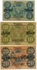 Germany - Weimar Republic Saxony Bautzen 5 - 10 - 20 Mark 1918