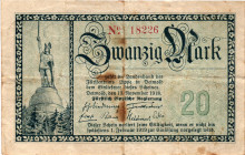Germany - Weimar Republic Detmold 20 Mark 1918