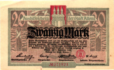 Germany - Weimar Republic Altona 20 Mark 1918