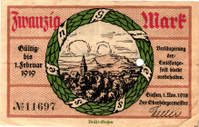 Germany - Weimar Republic Giessen 20 Mark 1918
