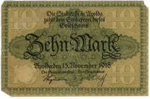 Germany - Weimar Republic Apolda 10 Mark 1918