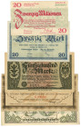 Germany - Weimar Republic Lot of 6 Banknotes 1918 -1924