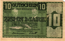Germany - Weimar Republic Muhlhausen 10 Mark 1919