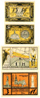 Germany - Weimar Republic Tilsit Lot of 4 Notgelds 1921