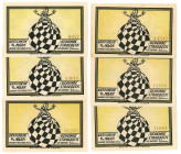 Germany - Weimar Republic Stroebeck Lot of 6 Banknotes 1921