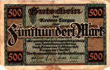 Germany - Weimar Republic Torgau 500 Mark 1922