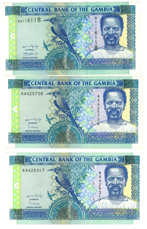 Gambia 3 x 25 Dalasis 2006 - 2009

P# 27, N# 210406; VF-AUNC