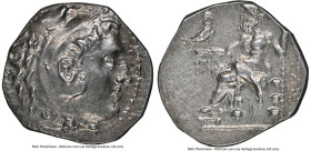 EASTERN EUROPE. Lower Danube. Uncertain Tribe. Ca. 3rd century BC. AR drachm (18mm, 1h). NGC Choice AU. Imitating Alexander III the Great of Macedon, ...