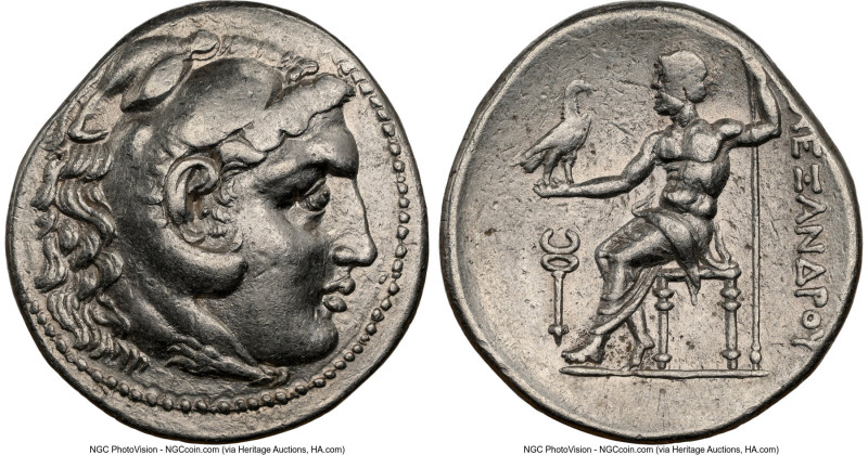 MACEDONIAN KINGDOM. Alexander III the Great (336-323 BC). AR tetradrachm (30mm, ...