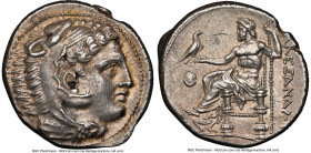 MACEDONIAN KINGDOM. Alexander III the Great (336-323 BC). AR tetradrachm (29mm, 17.21 gm, 9h). NGC AU 5/5 - 4/5. Posthumous issue, Pella, ca. 315-310 ...