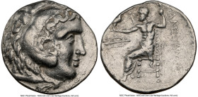 CORINTHIA. Corinth. Ca. late 3rd century BC. AR tetradrachm (27mm, 1h). NGC VF. Late posthumous issue in the name and types of Alexander III the Great...