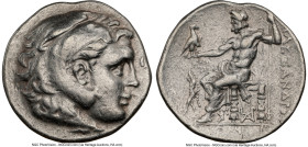 SICYONIA. Sicyon. Ca. 225-215 BC. AR tetradrachm (28mm, 12h). NGC VF. Late posthumous issue in the name and types of Alexander III the Great of Macedo...