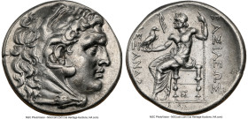 PAPHLAGONIA. Sinope. Ca. 230-200 BC. AR tetradrachm (28mm, 16.90 gm, 12h). NGC XF 5/5 - 3/5. Late posthumous issue in the name and types of Alexander ...