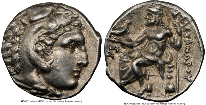 MACEDONIAN KINGDOM. Alexander III the Great (336-323 BC). AR drachm (17mm, 4.27 ...