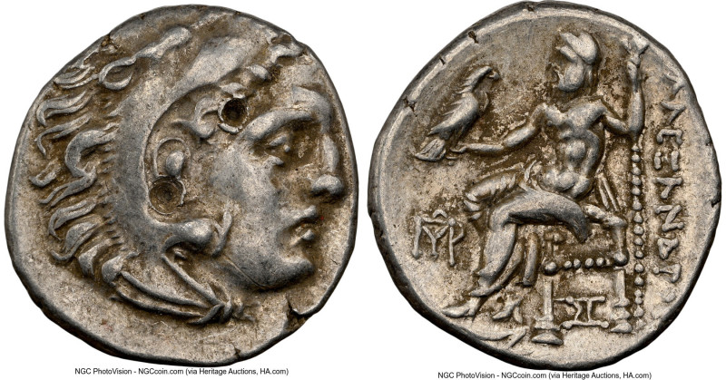 MACEDONIAN KINGDOM. Alexander III the Great (336-323 BC). AR drachm (18mm, 11h)....