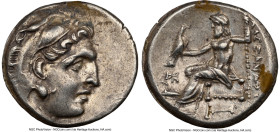 MACEDONIAN KINGDOM. Alexander III the Great (336-323 BC). AR drachm (18mm, 4.29 gm, 10h). NGC AU 4/5 - 4/5. Posthumous issue, Abydus, ca. 310-301 BC. ...