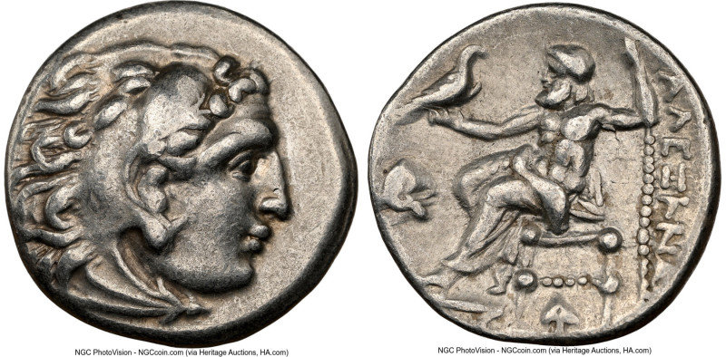 MACEDONIAN KINGDOM. Alexander III the Great (336-323 BC). AR drachm (18mm, 12h)....