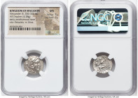 MACEDONIAN KINGDOM. Alexander III the Great (336-323 BC). AR drachm (18mm, 4.28 gm, 11h). NGC MS 5/5 - 4/5. Posthumous issue, Abydus, ca. 310-301 BC. ...