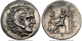 LESBOS. Mytilene. Ca. 188-170 BC. AR tetradrachm (33mm, 16.25 gm, 1h). NGC AU 5/5 - 2/5, brushed. Late posthumous issue in the name and types of Alexa...