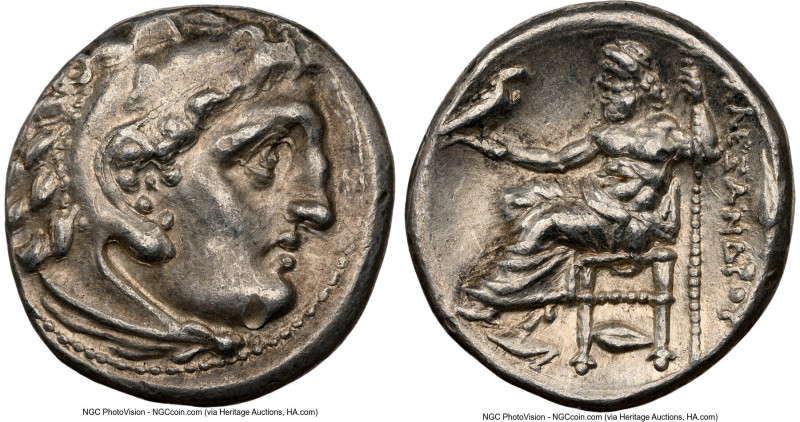 MACEDONIAN KINGDOM. Alexander III the Great (336-323 BC). AR drachm (16mm, 4.27 ...