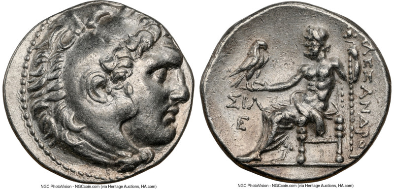 PAMPHYLIA. Sillyum. Late 3rd century BC. AR tetradrachm (27mm, 17.02 gm, 1h). NG...