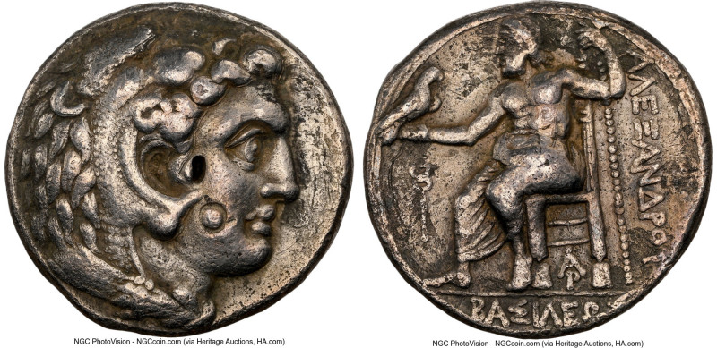 MACEDONIAN KINGDOM. Alexander III the Great (336-323 BC). AR tetradrachm (15mm, ...