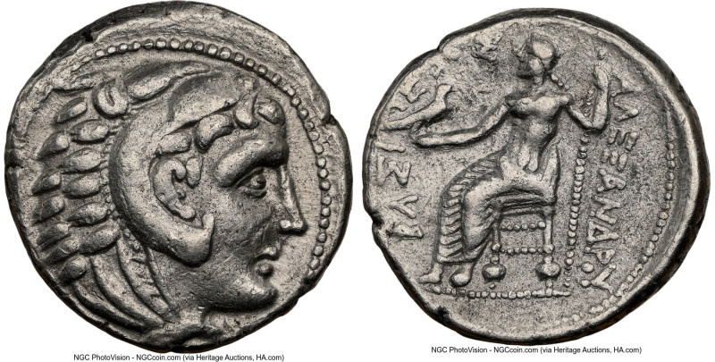 MACEDONIAN KINGDOM. Alexander III the Great (336-323 BC). AR tetradrachm (26mm, ...