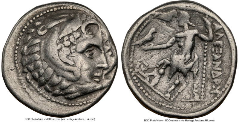 MACEDONIAN KINGDOM. Alexander III the Great (336-323 BC). AR tetradrachm (27mm, ...