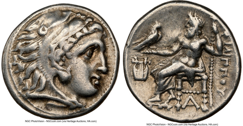 MACEDONIAN KINGDOM. Philip III Arrhidaeus (323-317 BC). AR drachm (18mm, 11h). N...