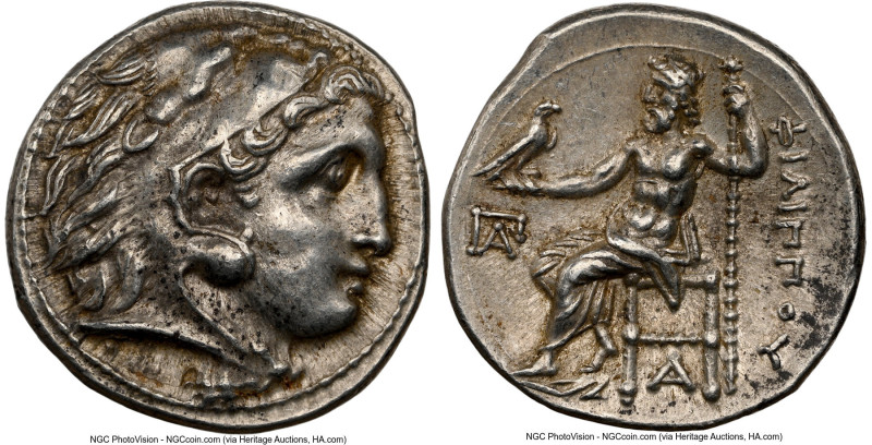 MACEDONIAN KINGDOM. Philip III Arrhidaeus (323-317 BC). AR drachm (17mm, 4.24 gm...