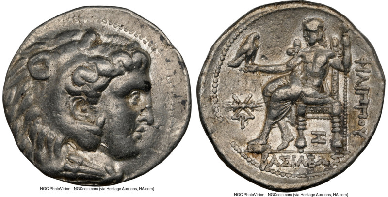 MACEDONIAN KINGDOM. Philip III Arrhidaeus (323-317 BC). AR tetradrachm (29mm, 17...