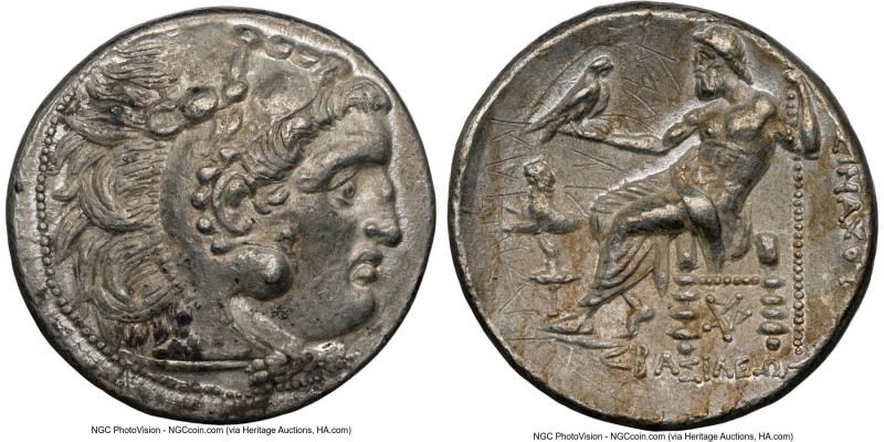 THRACIAN KINGDOM. Lysimachus (305-281 BC). AR tetradrachm (28mm, 17.36 gm, 11h)....