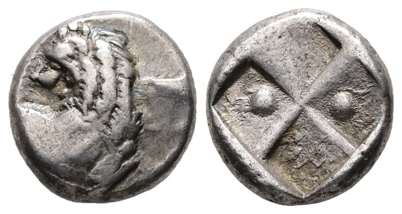 Thrace, Chersonesos. AR Hemidrachm, 2.49 g 12.07 mm. Circa 386-338 BC.
Obv: Fore...
