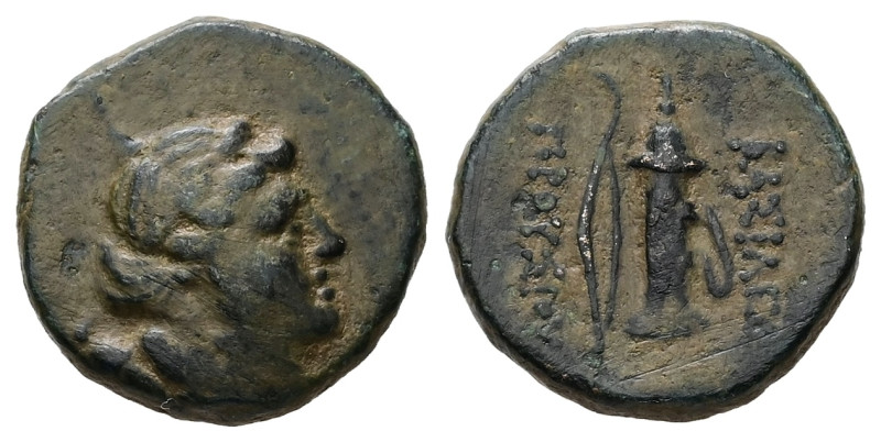 Kingdom of Bithynia, Prusias I Chloros. AE, 5.21 g. - 18.74 mm. Circa 230-182 BC...