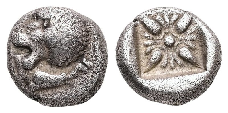 Ionia, Miletos. AR, Obol or Hemihekte. 0.96 g. - 8.87 mm. Late 6th-early 5th cen...