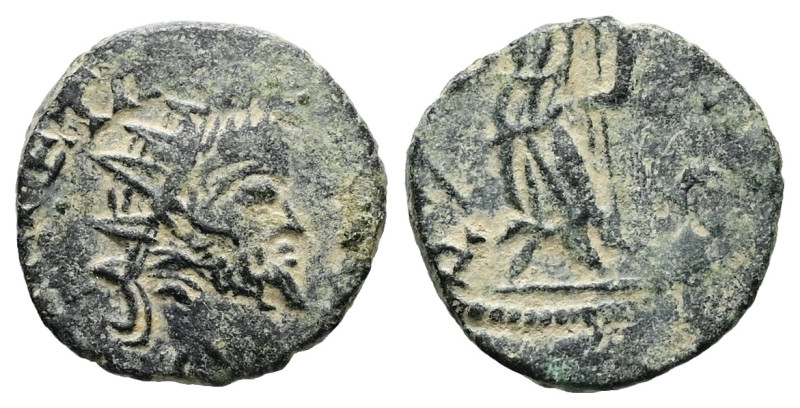 Romano-Gallic Empire. AE. 1.03 g. 12.95 mm.