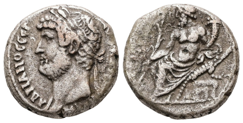 Egypt, Alexandria. Hadrian, AD 117-138. BL, Tetradrachm. 11.52 g. 23.83 mm.
Obv:...