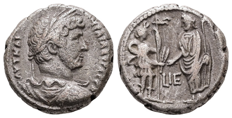 Egypt, Alexandria. Hadrian, AD 130/1. BL, Tetradrachm. 13.30 g. 23.49 mm.
Obv: Α...